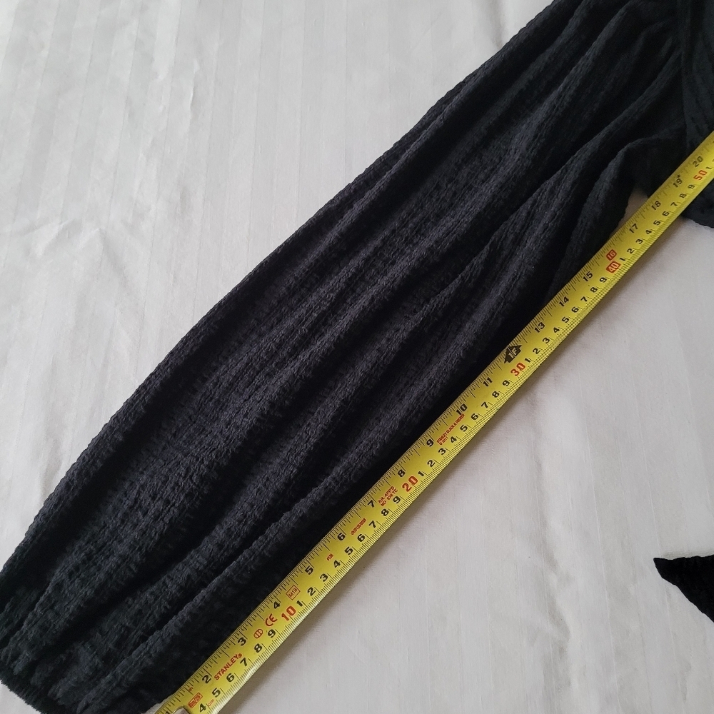 Glo Fashion Black Textured Top Size XL - Picture 11 of 14